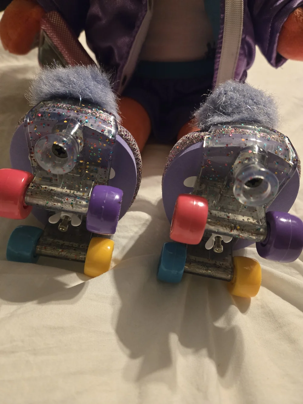Build-A-Bear Honey Girls Viv Fox Plush 15 Pc Lot Skates Headphones EUC